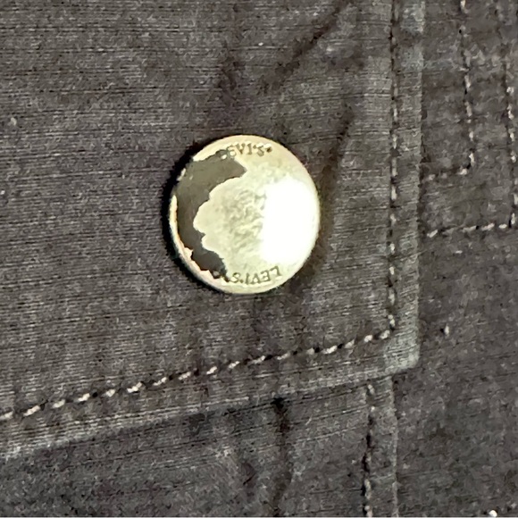 Men’s LEVIS Cargo Shorts Sz 42 BLACK - Picture 6 of 12